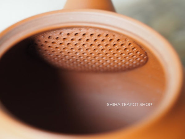 【Restocked】Koie Hiroshi (Reiko) Silky Red Clay Kyusu Teapot - Shiha Original 玲光朱泥 RK11