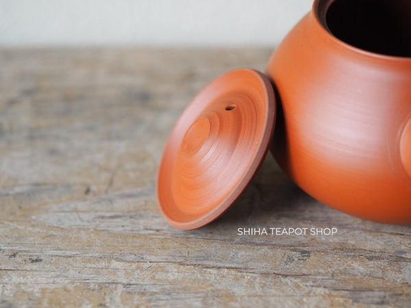 【Restocked】Koie Hiroshi (Reiko) Silky Red Clay Kyusu Teapot - Shiha Original 玲光朱泥 RK11