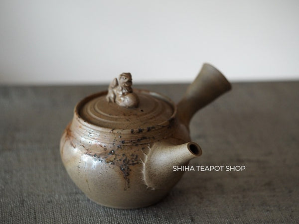 JIN Lion Seaweed Mogake Teapot (carbonized)谷川仁 藻掛