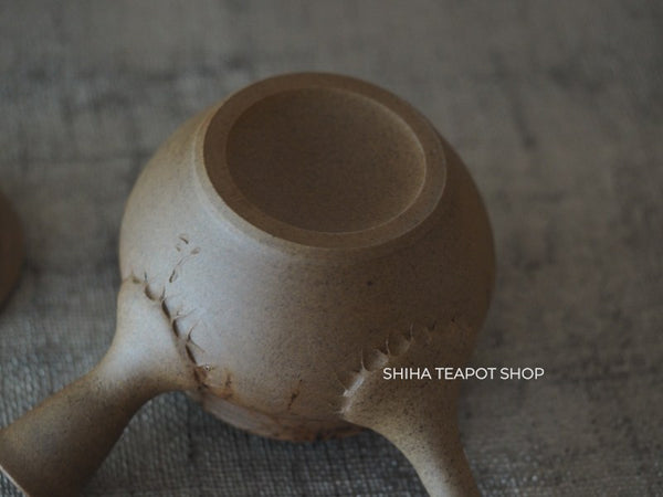 JIN Lion Seaweed Mogake Teapot (carbonized)谷川仁 藻掛