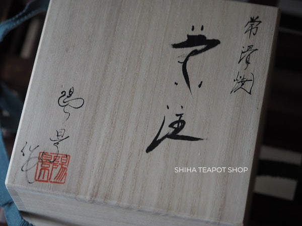 YOKEI MIZUNO YK33 Nanban Hidasuki Mogake Seaweed Tall Kyusu Teapot  水野陽景藻掛