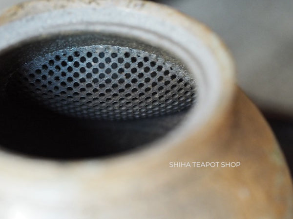 YOKEI MIZUNO YK33 Nanban Hidasuki Mogake Seaweed Tall Kyusu Teapot  水野陽景藻掛