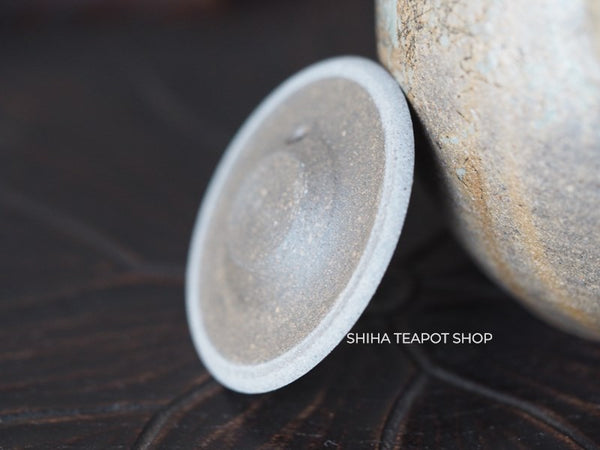 YOKEI MIZUNO YK33 Nanban Hidasuki Mogake Seaweed Tall Kyusu Teapot  水野陽景藻掛