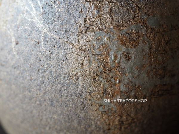 YOKEI MIZUNO YK33 Nanban Hidasuki Mogake Seaweed Tall Kyusu Teapot  水野陽景藻掛