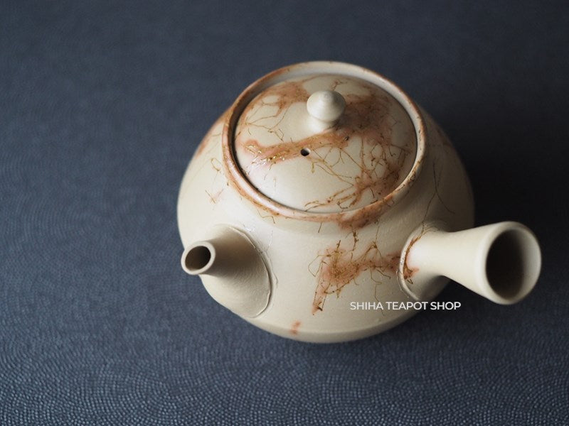 HAKUSAN Old Tokoname Clay Seaweed Sencha Small Kyusu Teapot H69