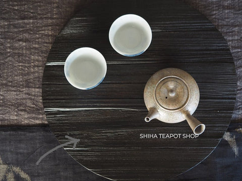 Wabisabi Made in Wajima Japan Urushi Lacquered  Round Board - Food Display Board HG01