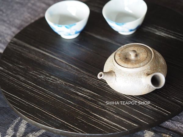 Wabisabi Made in Wajima Japan Urushi Lacquered  Round Board - Food Display Board HG01