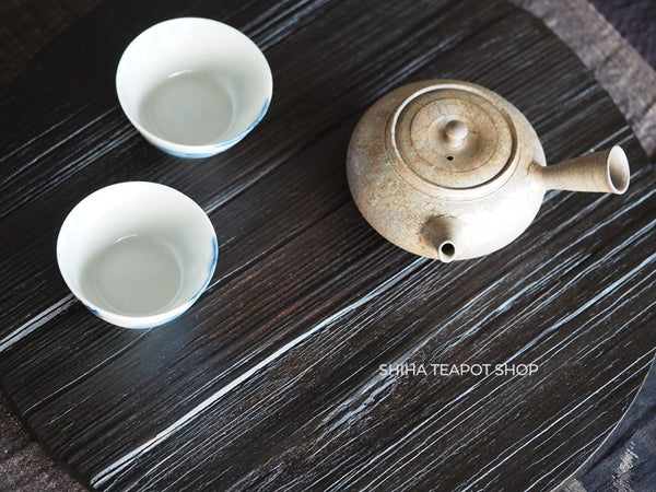 Wabisabi Made in Wajima Japan Urushi Lacquered  Round Board - Food Display Board HG01