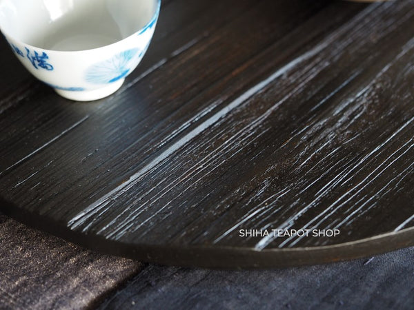 Wabisabi Made in Wajima Japan Urushi Lacquered  Round Board - Food Display Board HG01