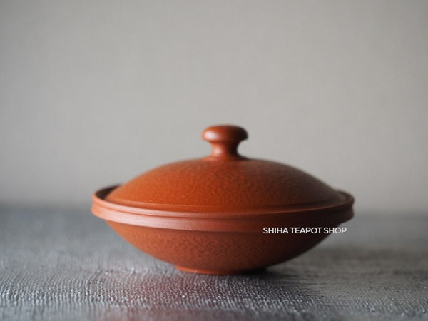 MURATA YOSHIKI  Red Clay Shiboridashi Teapot #10 益規絞出