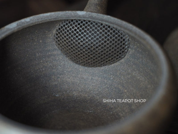 YOKEI MIZUNO YK21 Flat Mogake Seaweed Tokoname Kyusu Teapot  水野陽景藻掛