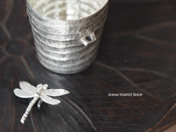 Tokyo Ginki Silver (Silver 999)Gyokuto Tea cup (Sake cup) Dragonfly