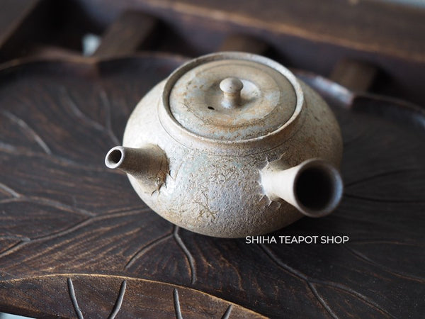 YOKEI MIZUNONanban Hidasuki Mogake Seaweed Tokoname Kyusu Teapot   YK06
