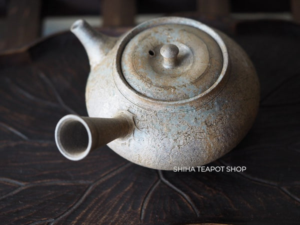 YOKEI MIZUNONanban Hidasuki Mogake Seaweed Tokoname Kyusu Teapot   YK06