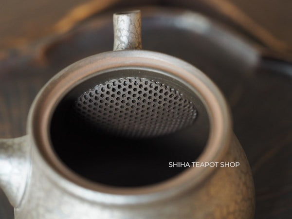 SHORYU Oil Drop Pattern Gold knob Small Teapot 昭龍油滴