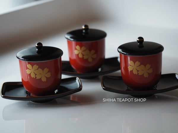 Japanese Porcelain Sencha Cup by Fukagawa Seiji – Guest Tea Cup with Lid & Saucer