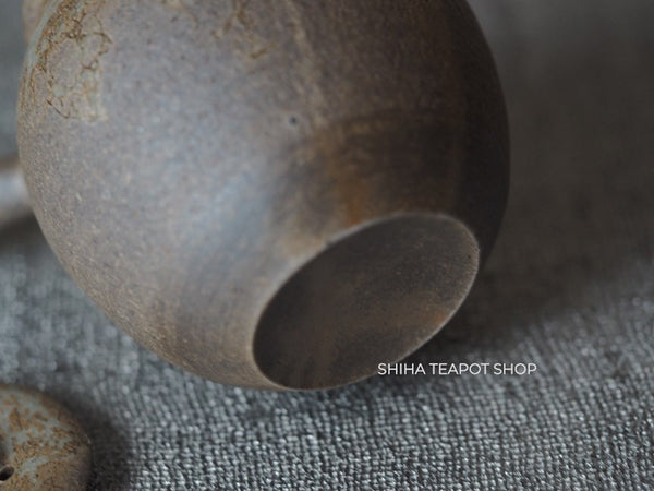 YOKEI MIZUNO YK43 Nanban Hidasuki Mogake Seaweed Tall Kyusu Teapot  水野陽景藻掛