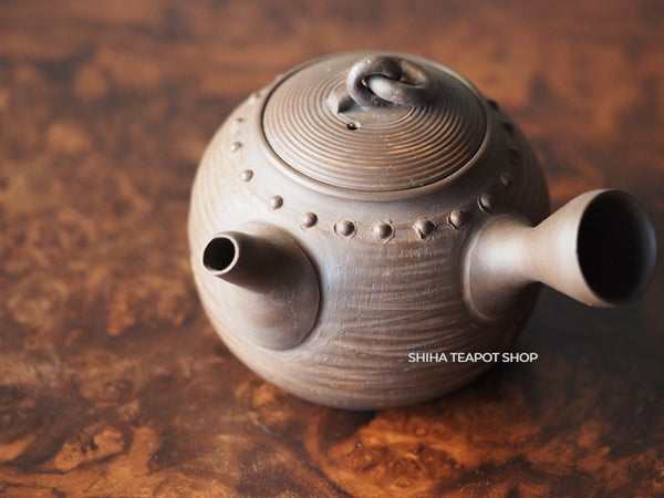 Sugi Toju Teapot - Wood Like Teapot Ring Knob TJ48