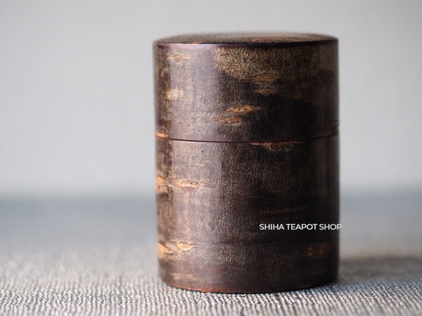 Mini Akita Cherry Tree Bark  Tea Canister Master Craftsman  Arakawa Keitaro  AK58