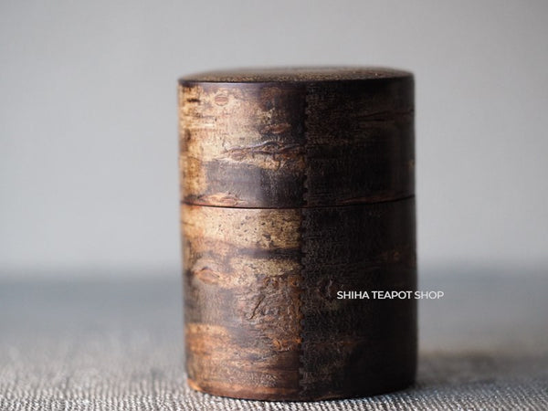 Mini Akita Cherry Tree Bark  Tea Canister Master Craftsman  Arakawa Keitaro  AK58