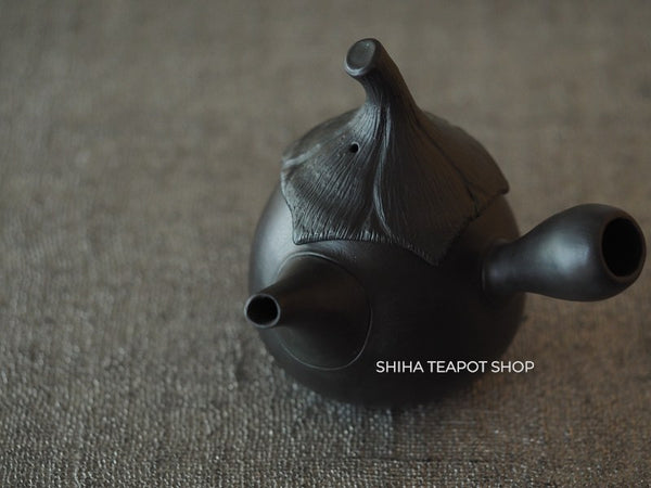 Tokoname MOTOZO Red & Black Small Eggplant Teapot