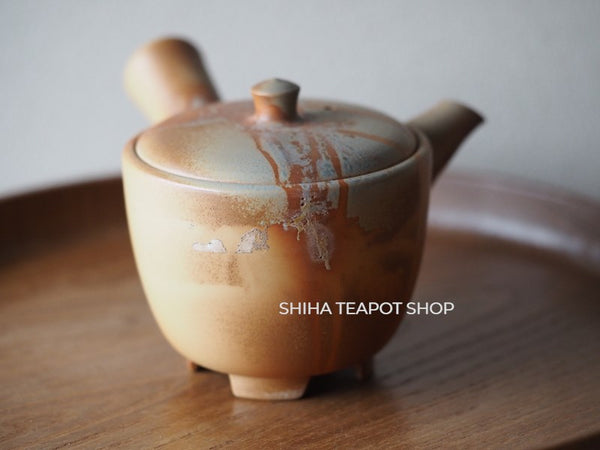 Vintage YUSEN Fire Line Teapot 40-50 years with Koudai Foot  初代友仙 Y08