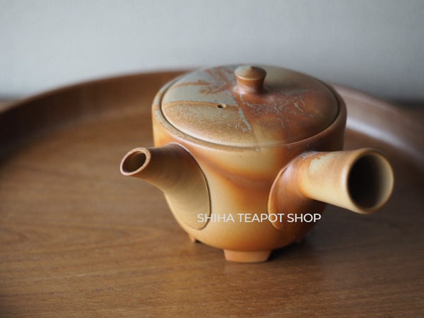 Vintage YUSEN Fire Line Teapot 40-50 years with Koudai Foot  初代友仙 Y08