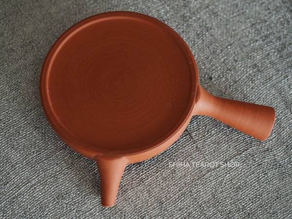 【Left Hand】Ito Seiji (JINSHU)  Red Clay Flat  Kyusu Teapot Handmade JN113