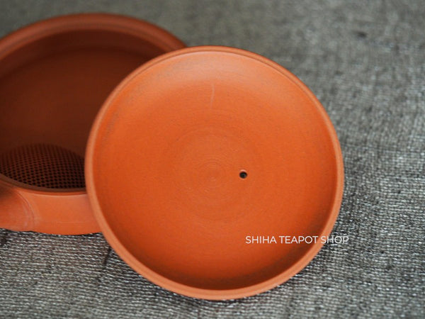 【Left Hand】Ito Seiji (JINSHU)  Red Clay Flat  Kyusu Teapot Handmade JN113