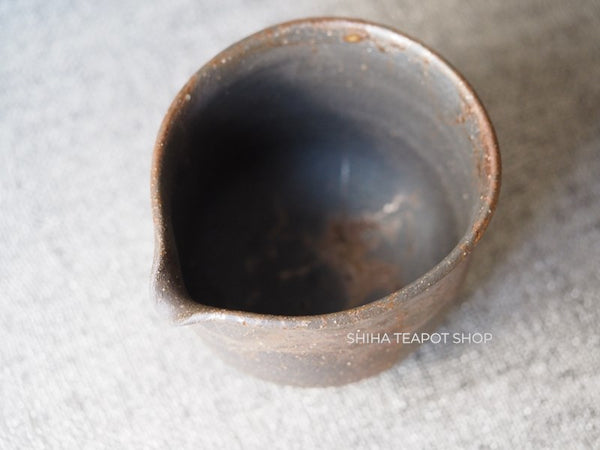 JIN Grey Seaweed Mogake Teapot & Yuzamashi　谷川仁 藻掛