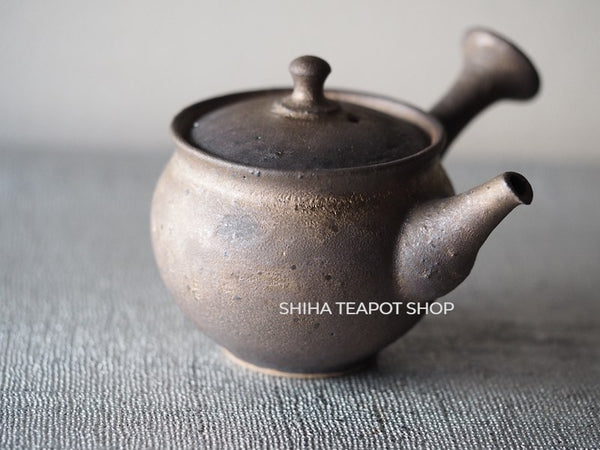 Junzo Black-Gold Wabi-sabi Small Teapot  Kyusu Cup Set  JZ79 常滑淳蔵