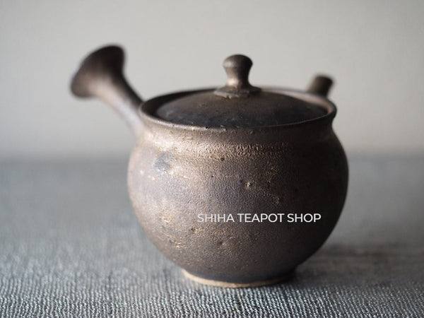 Junzo Black-Gold Wabi-sabi Small Teapot  Kyusu Cup Set  JZ79 常滑淳蔵