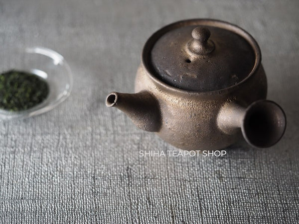 Junzo Black-Gold Wabi-sabi Small Teapot  Kyusu Cup Set  JZ79 常滑淳蔵