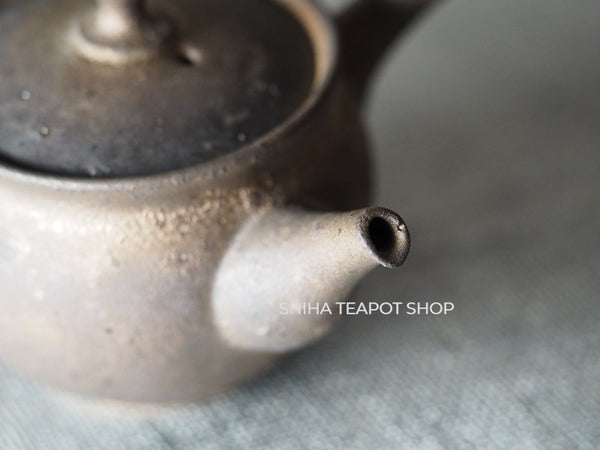 Junzo Black-Gold Wabi-sabi Small Teapot  Kyusu Cup Set  JZ79 常滑淳蔵