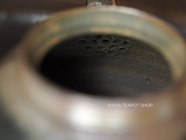 Tokoname Sou Yamada Shell Black Wood Firing Teapot 山田想