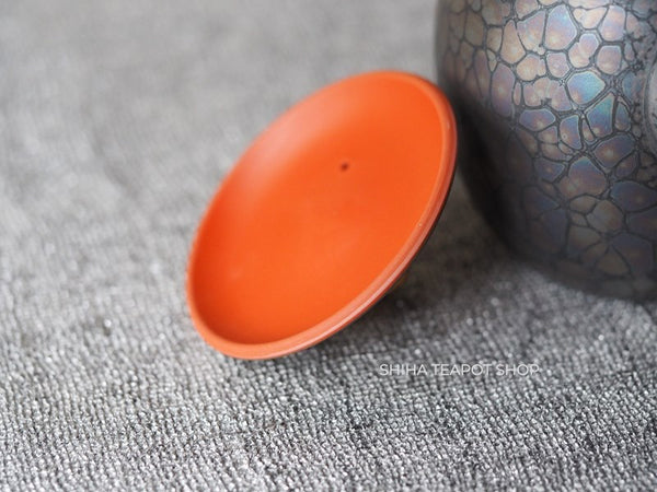 SHORYU Oil Drop Pink & Gold Brocade Lid Kyusu Teapot  昭龍油滴  SR81