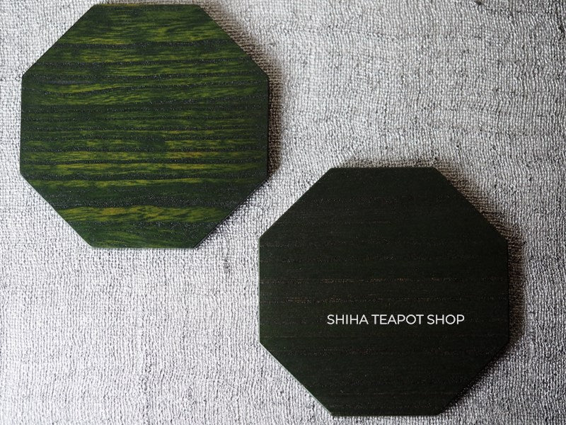 Sendai Green Octagon Coaster Cedar / Tea Mat ２pcs (Side-order)