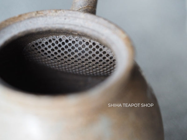 YOKEI MIZUNO YK70 Nanban Hidasuki Mogake Seaweed Tall Kyusu Teapot  水野陽景藻掛