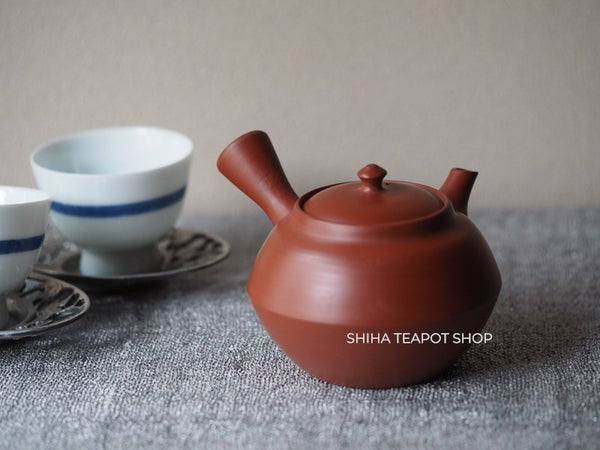 Hakusan Red Clay Kyusu Teapot 白山 HS03