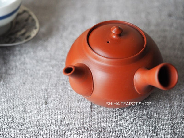Hakusan Red Clay Kyusu Teapot 白山 HS03