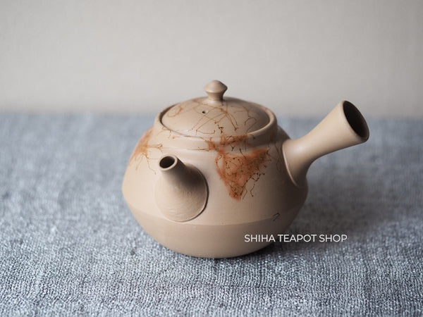 HAKUSAN Old Tokoname Clay Seaweed Sencha Small Kyusu Teapot H70