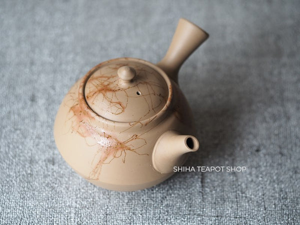 HAKUSAN Old Tokoname Clay Seaweed Sencha Small Kyusu Teapot H70