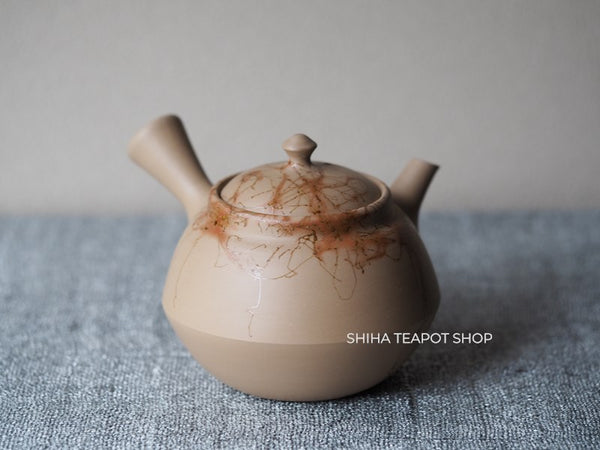HAKUSAN Old Tokoname Clay Seaweed Sencha Small Kyusu Teapot H70