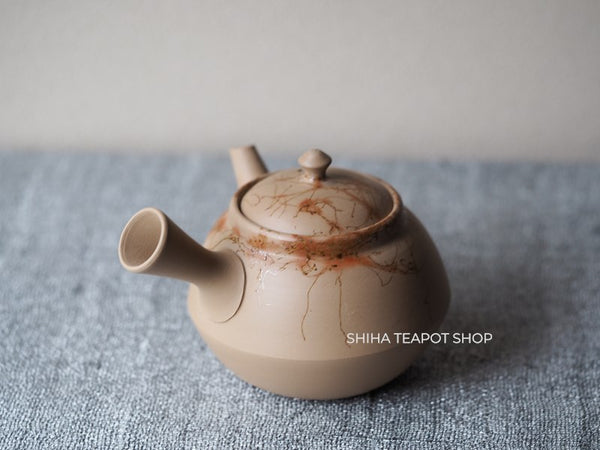 HAKUSAN Old Tokoname Clay Seaweed Sencha Small Kyusu Teapot H70