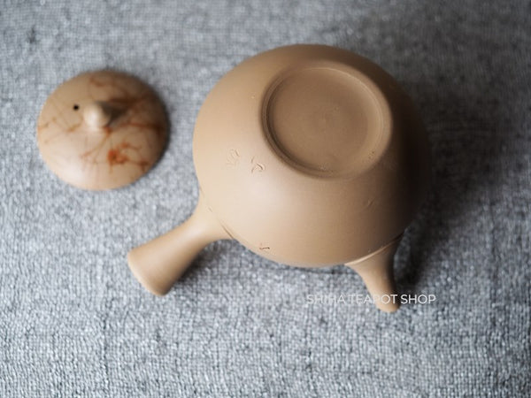 HAKUSAN Old Tokoname Clay Seaweed Sencha Small Kyusu Teapot H70