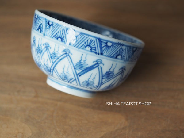 Japan Antique Blue and White Porcelain Cups 100years （3 pcs)