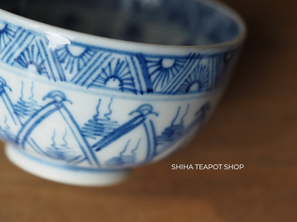 Japan Antique Blue and White Porcelain Cups 100years （3 pcs)