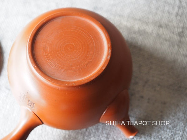 Kodo Yoshikawa Hand Caving Peony Red  Clay Teapot 常滑壺堂 KD11