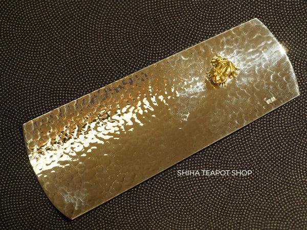 Silver Tea Leaf Spoon with Frog (used)