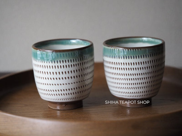 Tokoname Kenji Kiln + Koishiwara pair cups Tea time Set